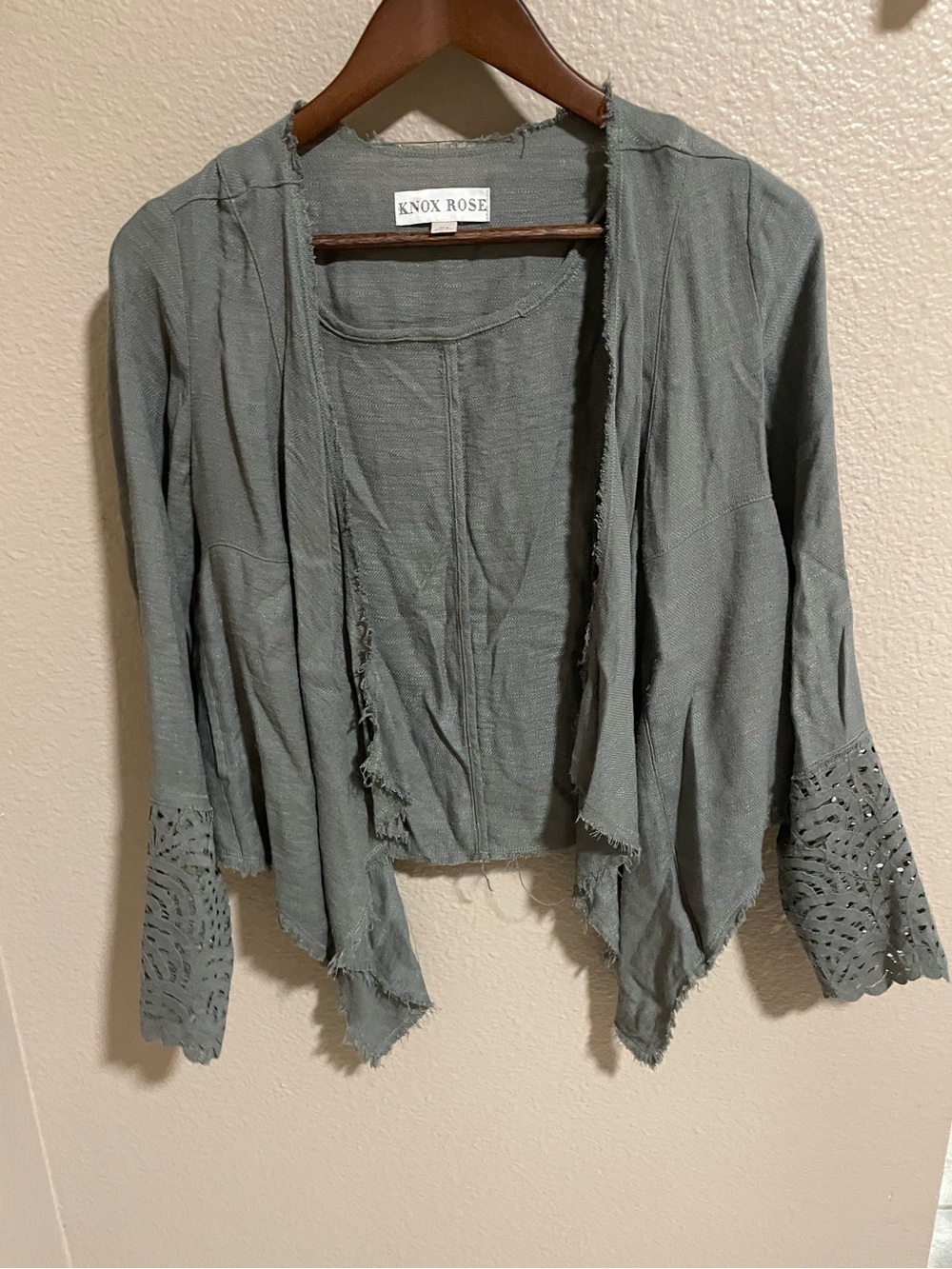 Knox rose sage green cardigan